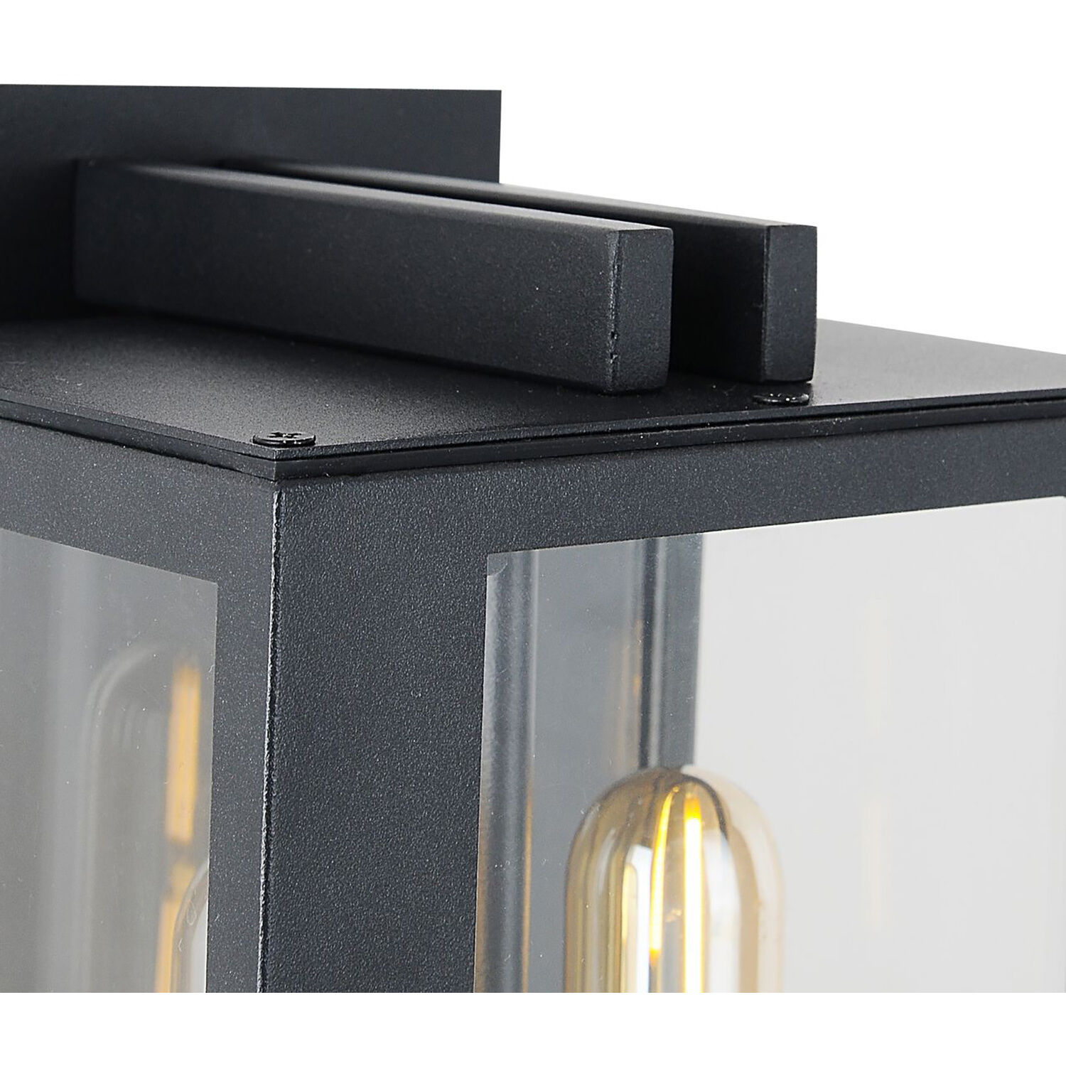 Waterville LED 10 inch Matte Black Outdoor Wall Light