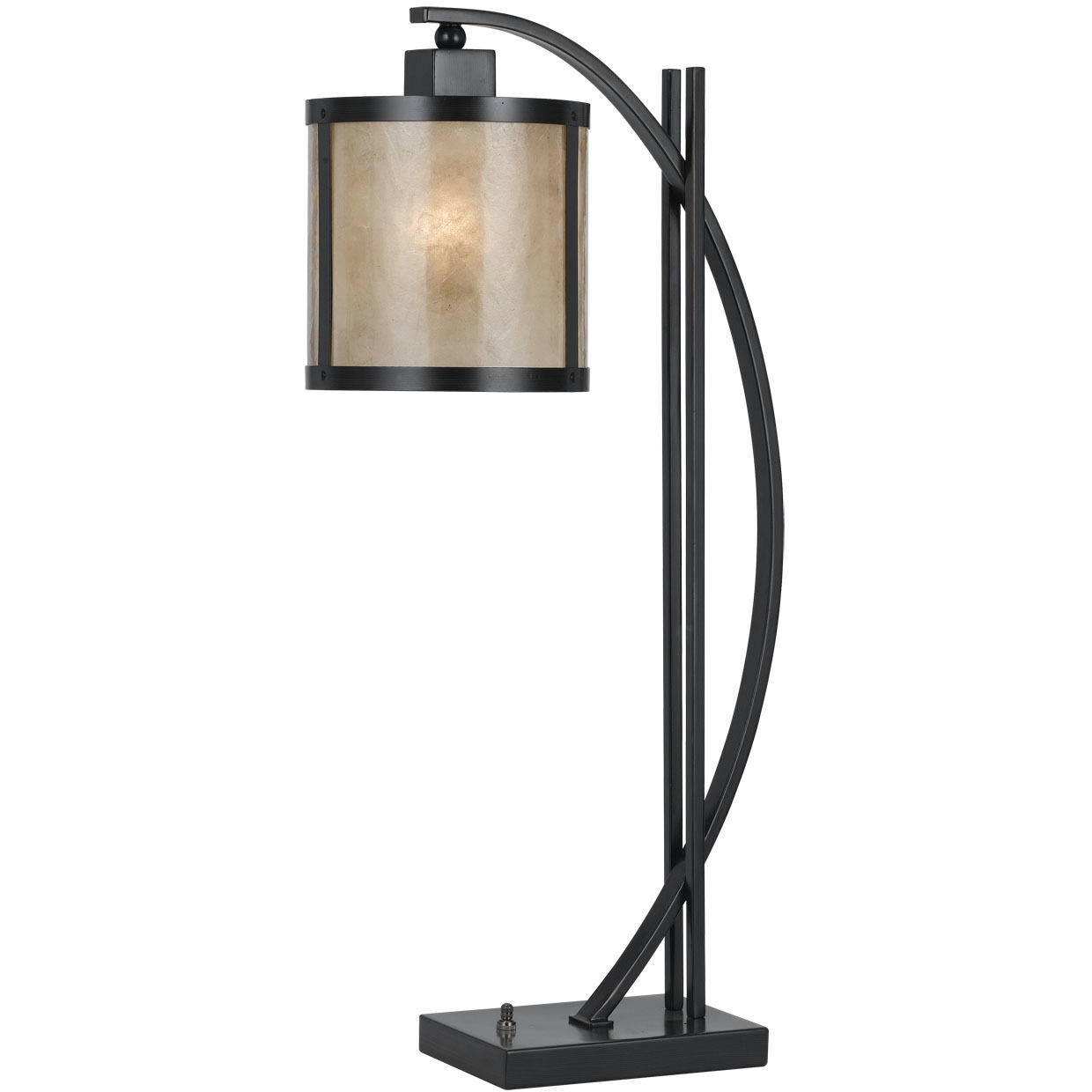 Mica 26 inch 60 watt Iron Table Lamp Portable Light