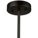 Perris LED 16.5 inch Black Pendant Ceiling Light