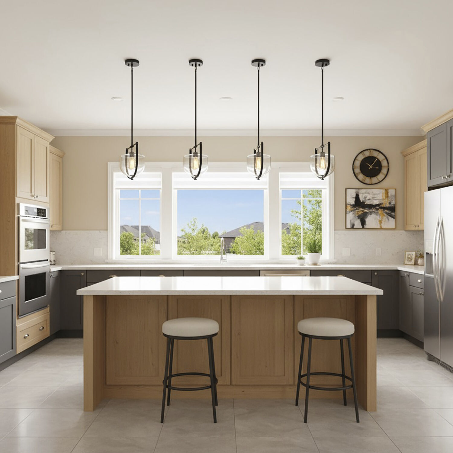 Cheshire 1 Light 8.25 inch Black and Nickel Pendant Ceiling Light