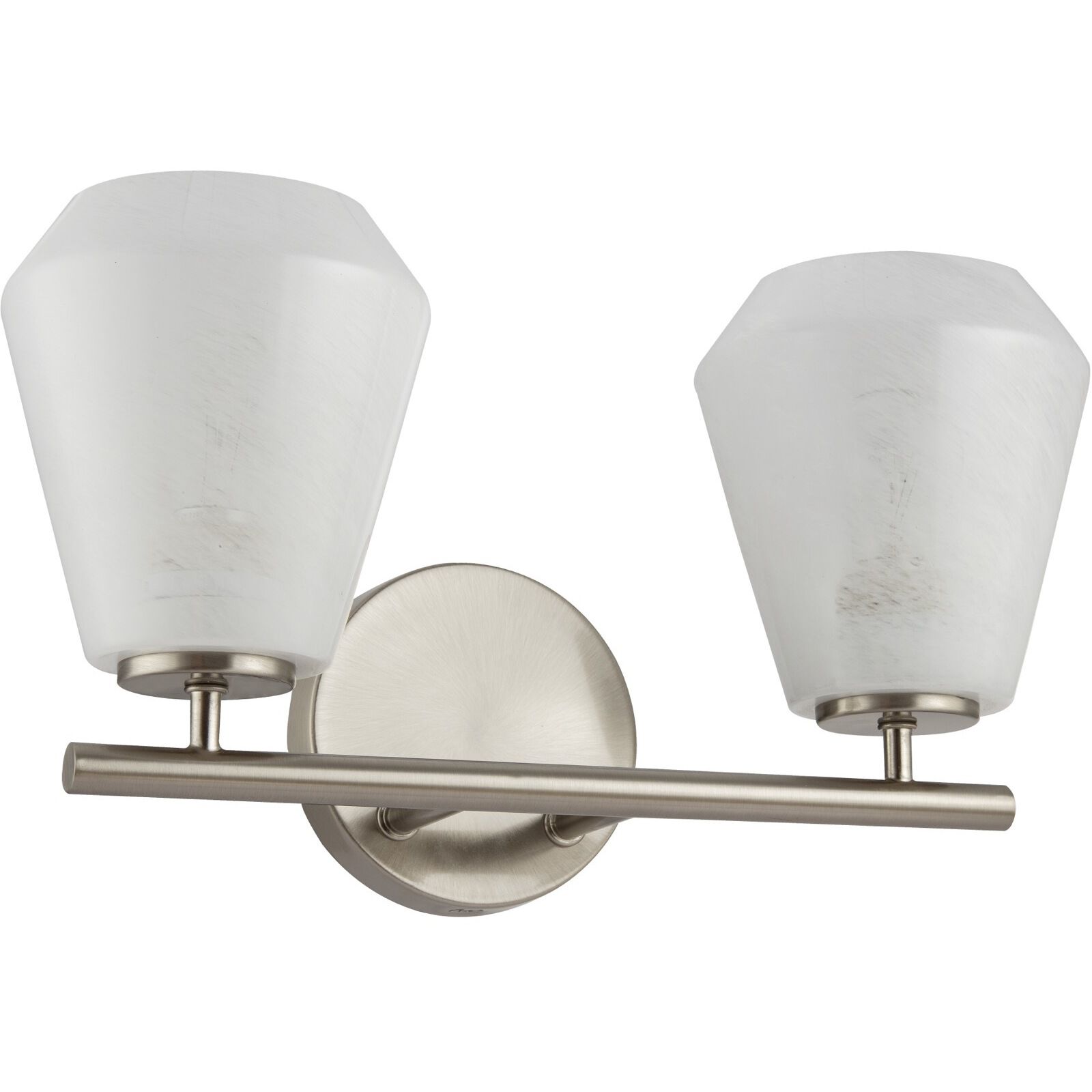 Brooke 2 Light 14.75 inch Brushed Nickel Bathroom Vanity Wall Light