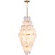 Lily 15 Light 28.03 inch Brushed Brass Chandelier Ceiling Light