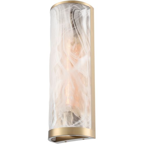 Skye Wall Sconce Wall Light in Brushed Brass