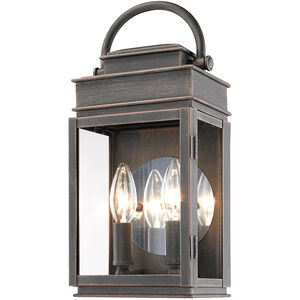 Fulton 2 Light 12.5 inch Oil Rubbed Bronze Outdoor Wall Light