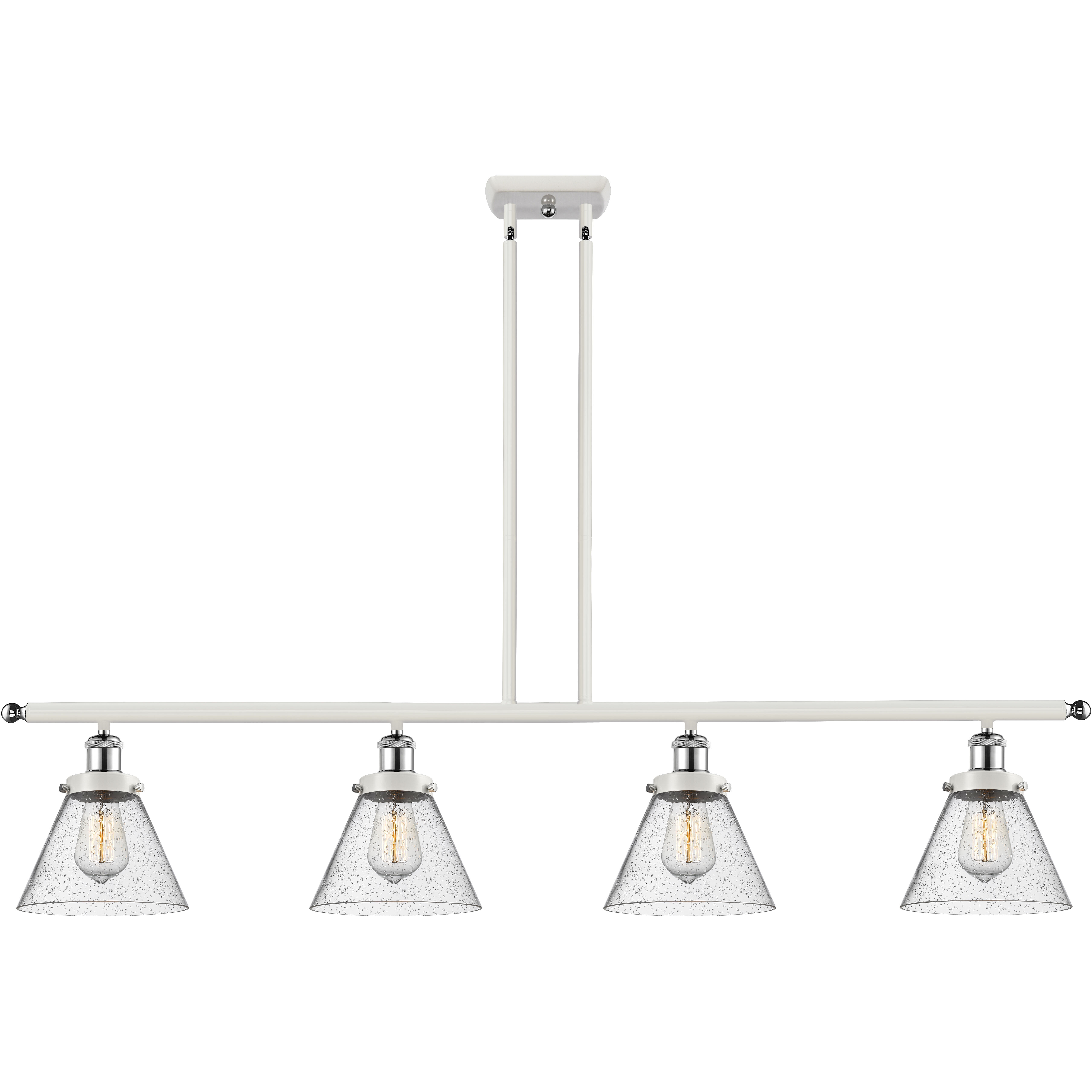 Ballston Large Cone 4 Light 48.00 inch Island Light