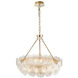 Bloom LED 31.5 inch Brass Chandelier Ceiling Light