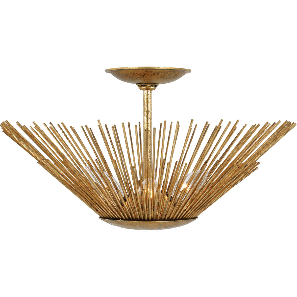 AH by Alexa Hampton Helios 3 Light 17.00 inch Flush Mount