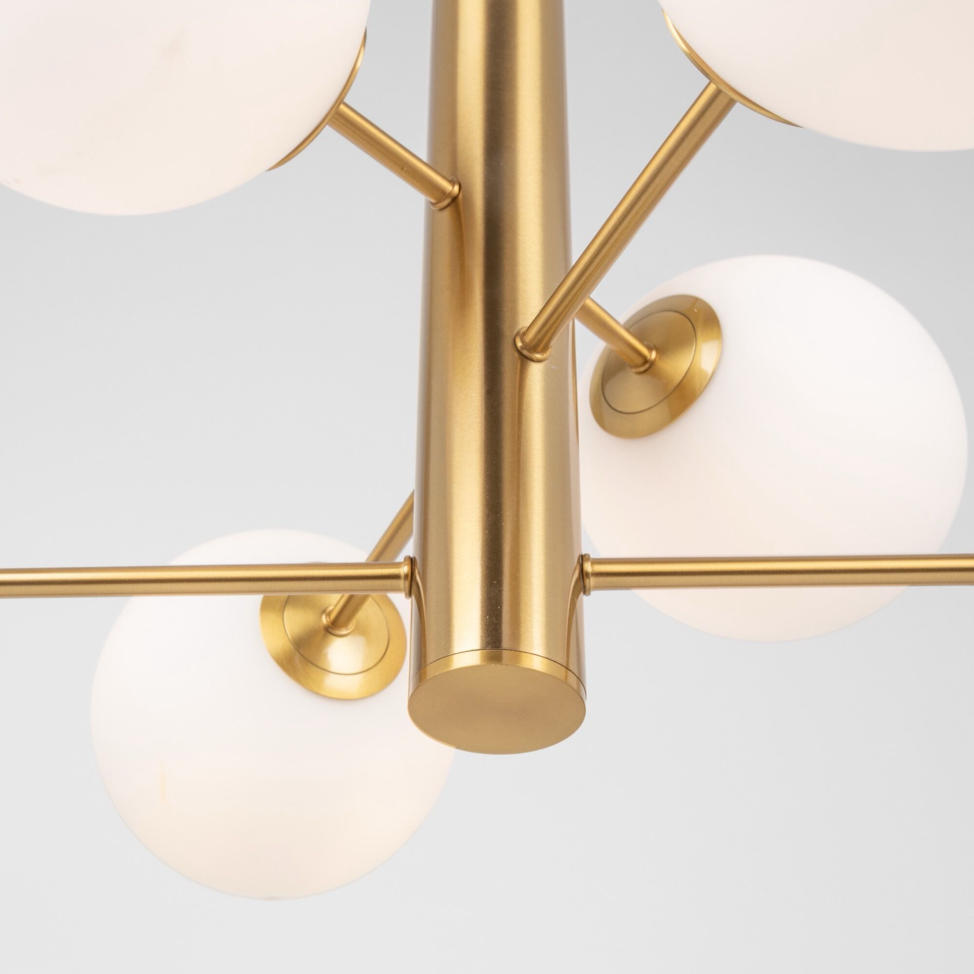 Aurelia LED 23 inch Brass Down Chandeliers Ceiling Light