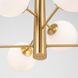 Aurelia LED 23 inch Brass Down Chandeliers Ceiling Light