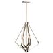 Breezy Point 4 Light 20 inch Polished Nickel Candle Chandelier Ceiling Light