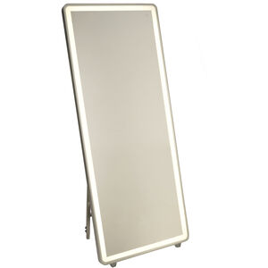Reflections 67 X 27.5 inch Brushed Aluminum Wall Mirror, with LED Light
