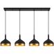 Dash LED 41 inch Black and Gold Island Light Ceiling Light