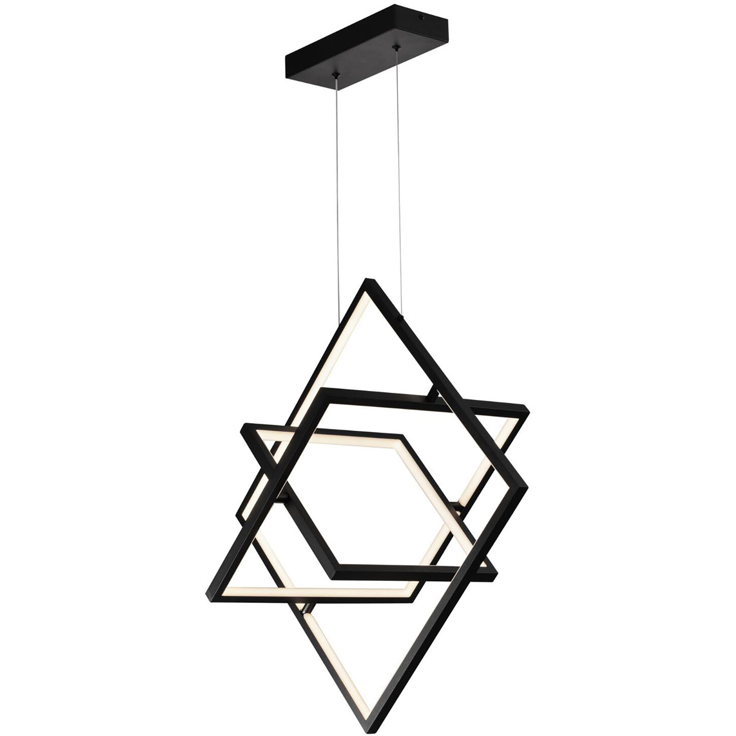 Graymar LED 19.8 inch Black Pendant Ceiling Light