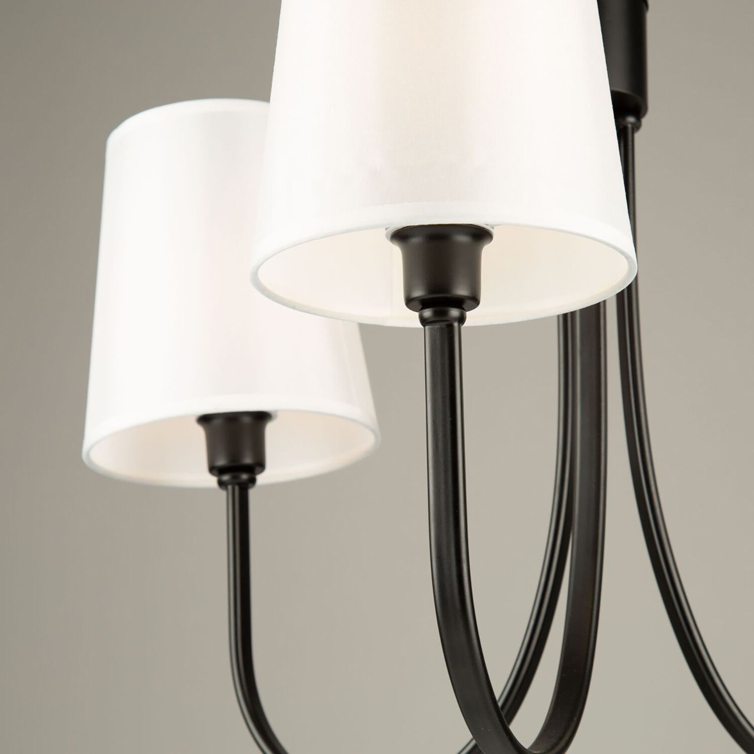 Rhythm LED 23.6 inch Black Chandelier Ceiling Light