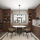 High Street 4 Light 24.02 inch Black Pendant Ceiling Light