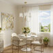 Rhythm LED 23.6 inch Brushed Gold Chandelier Ceiling Light