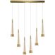 Sunnyvale LED 33.5 inch Brass Island Light Ceiling Light