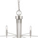 Foundry 6 Light 30.71 inch Brushed Nickel Chandelier Ceiling Light