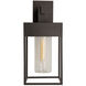 Weybridge LED 26.9 inch Black and Clear Outdoor Wall Light