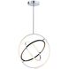 Trilogy LED 24 inch Polished Nickel Pendant Ceiling Light