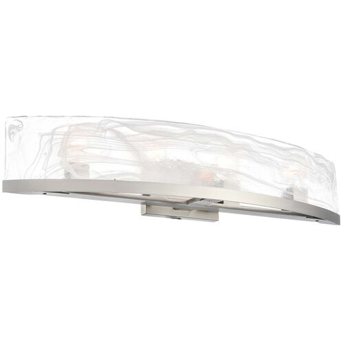 Skye 4 Light 32.01 inch Brushed Nickel Bathroom Vanity Wall Light