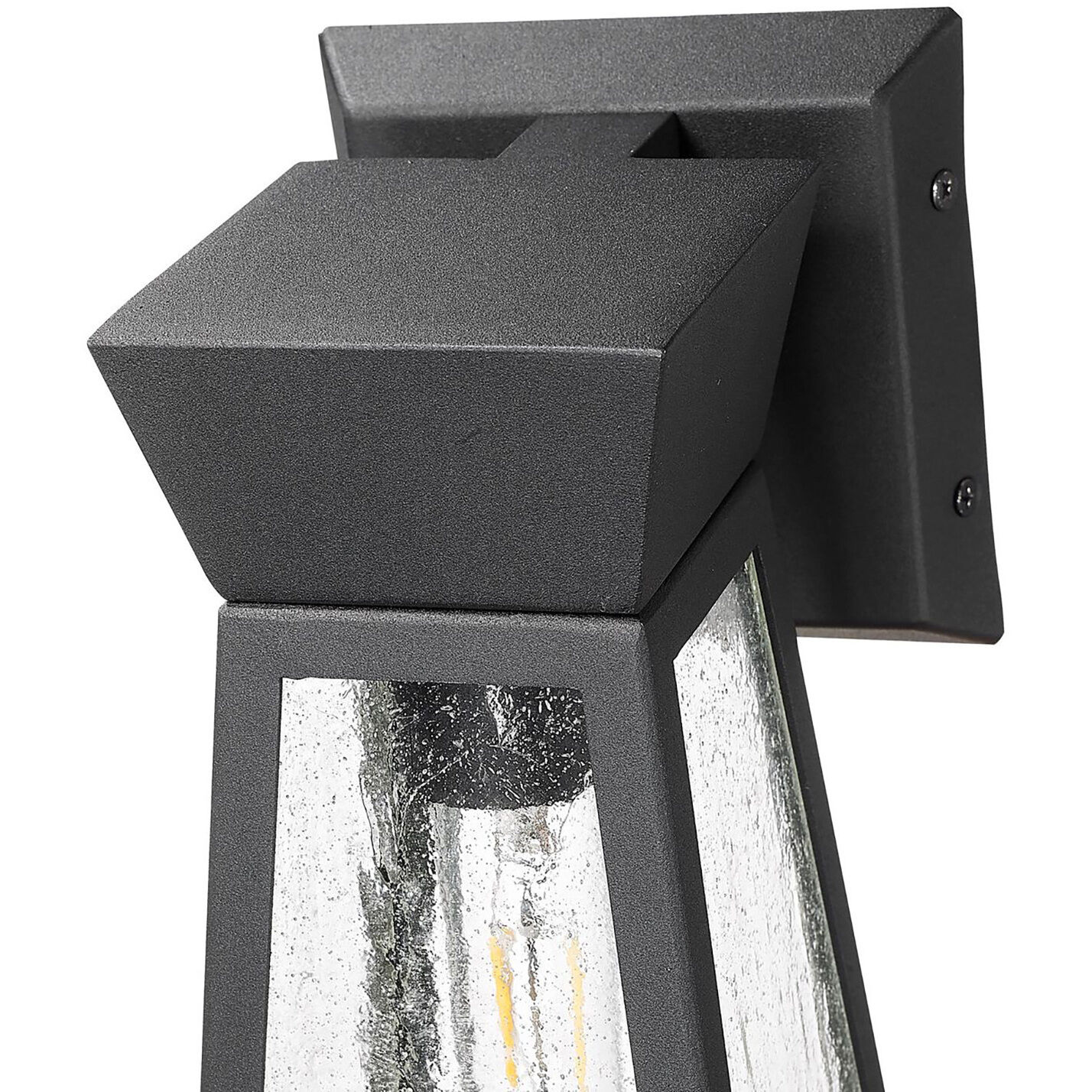 Lucian LED 12 inch Black Outdoor Wall Light