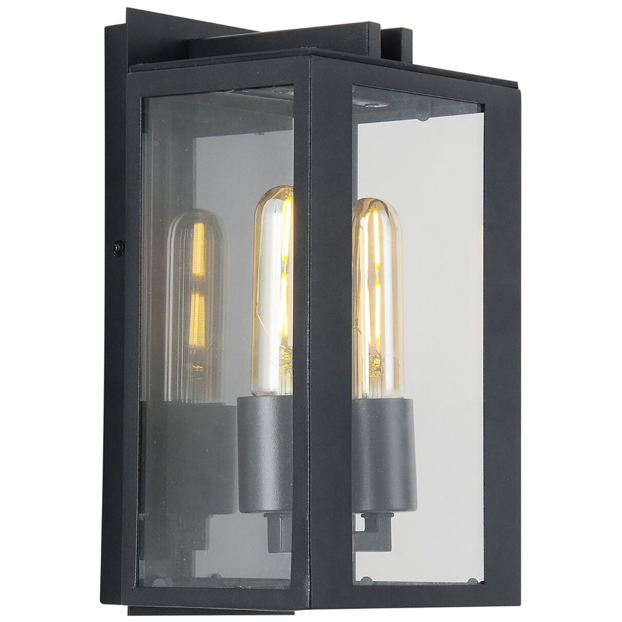 Waterville LED 10 inch Matte Black Outdoor Wall Light