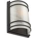 Keswick 1 Light 13 inch Black Outdoor Wall Sconce