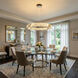 Alya LED 31.5 inch Polished Nickel Chandelier Ceiling Light