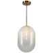 Vita LED 9.4 inch Brass Pendant Ceiling Light