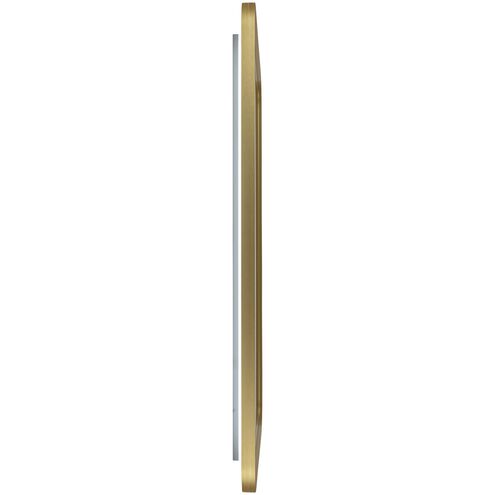 Reflections 31.5 X 23.6 inch Brushed Brass Wall Mirror