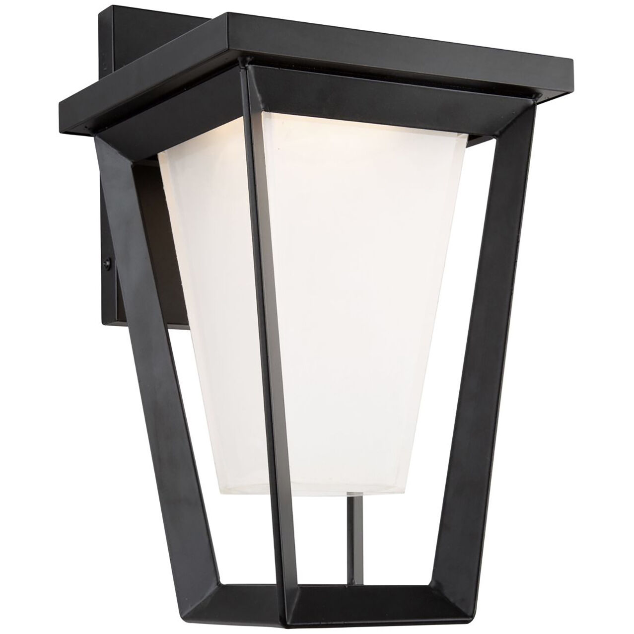 Waterbury LED 11 inch Black Outdoor Wall Light, Coach Light