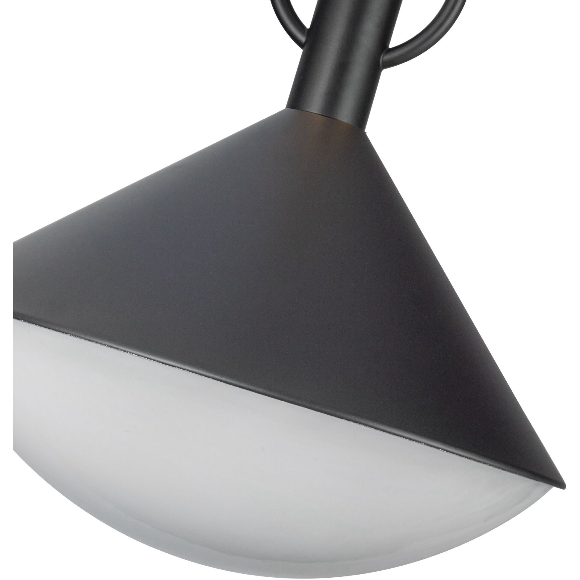 Abruzzo 1 Light 11.25 inch Black Down Pendant Ceiling Light
