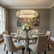 Alya LED 16.69 inch Polished Nickel Chandelier Ceiling Light