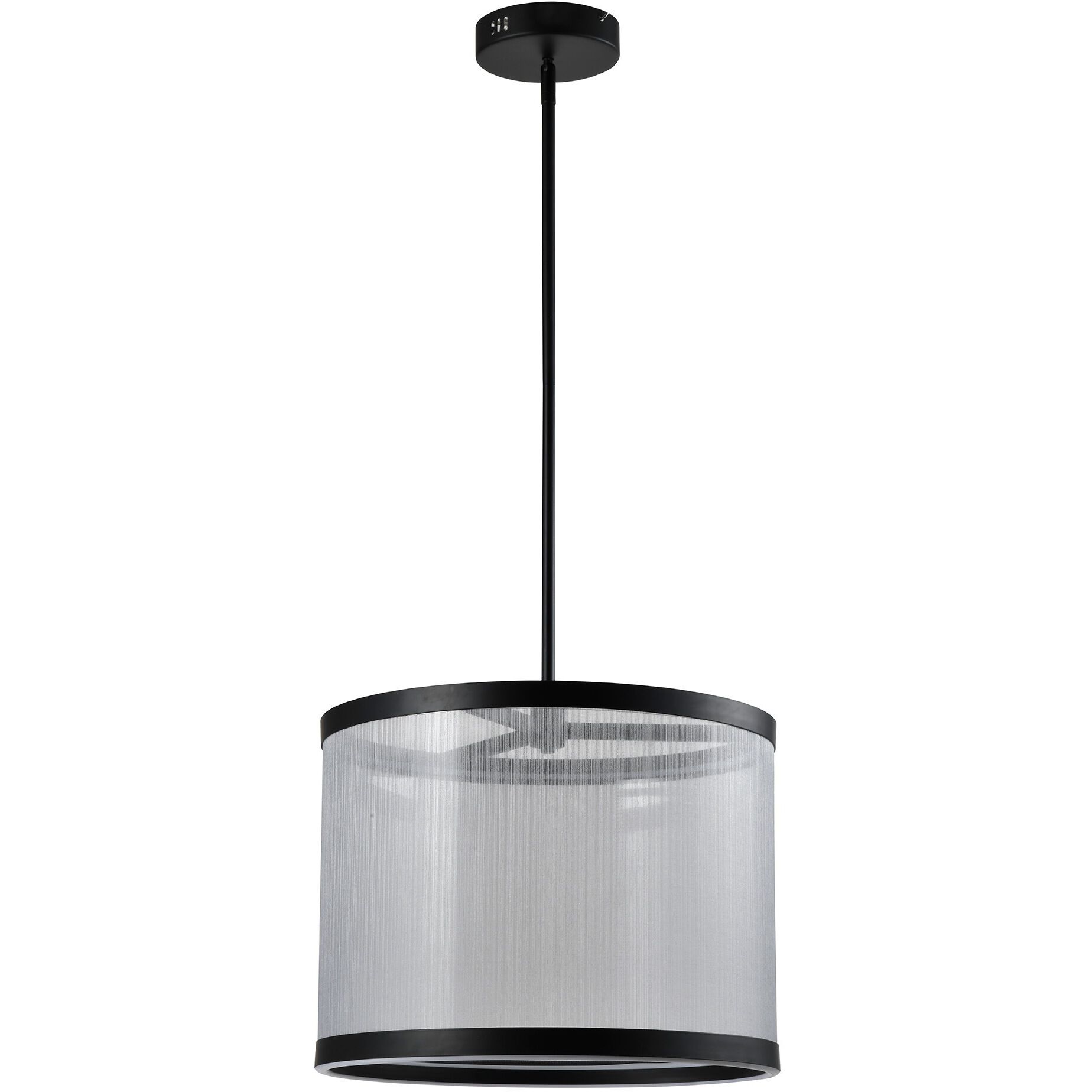 Cora LED 17.7 inch Black and Black Pendant Ceiling Light