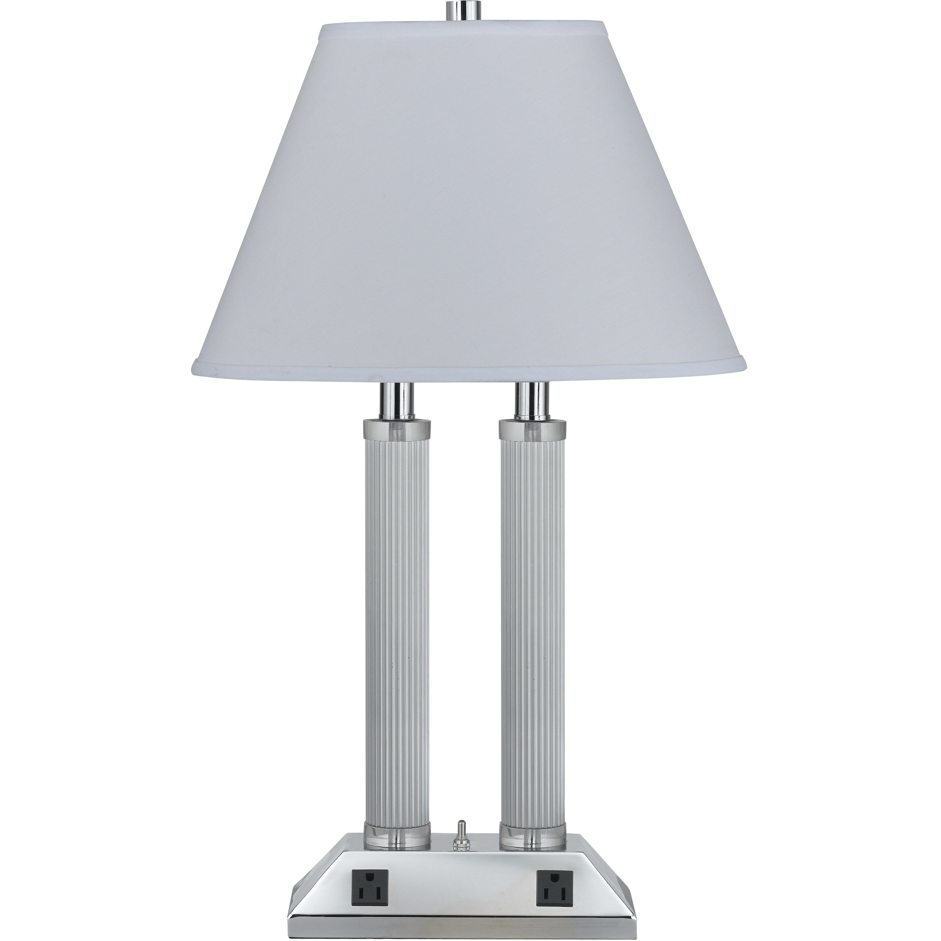 Hotel 27 inch 60 watt Chrome Desk Lamp Portable Light