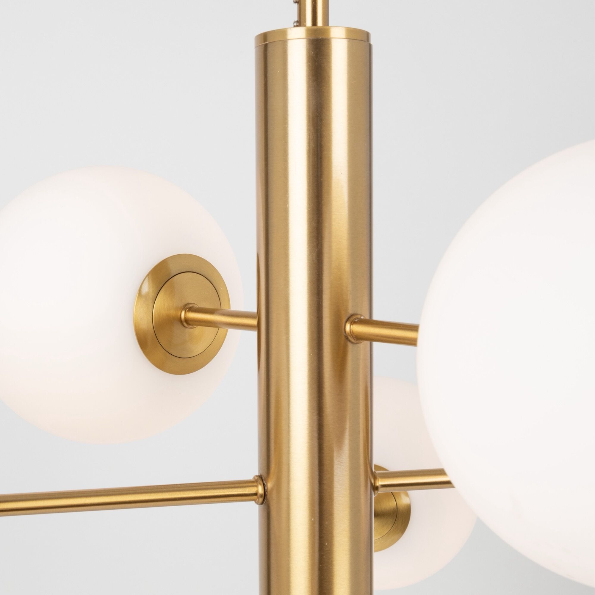 Aurelia LED 23 inch Brass Down Chandeliers Ceiling Light