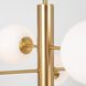 Aurelia LED 23 inch Brass Down Chandeliers Ceiling Light