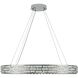 Elegance LED 39.37 inch Polished Nickel Chandelier Ceiling Light