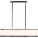 High Street 8 Light 38 inch Black Pendant Ceiling Light