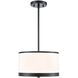 High Street 3 Light 12.01 inch Black Pendant Ceiling Light