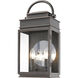 Fulton 2 Light 18.5 inch Oil Rubbed Bronze Outdoor Wall Light