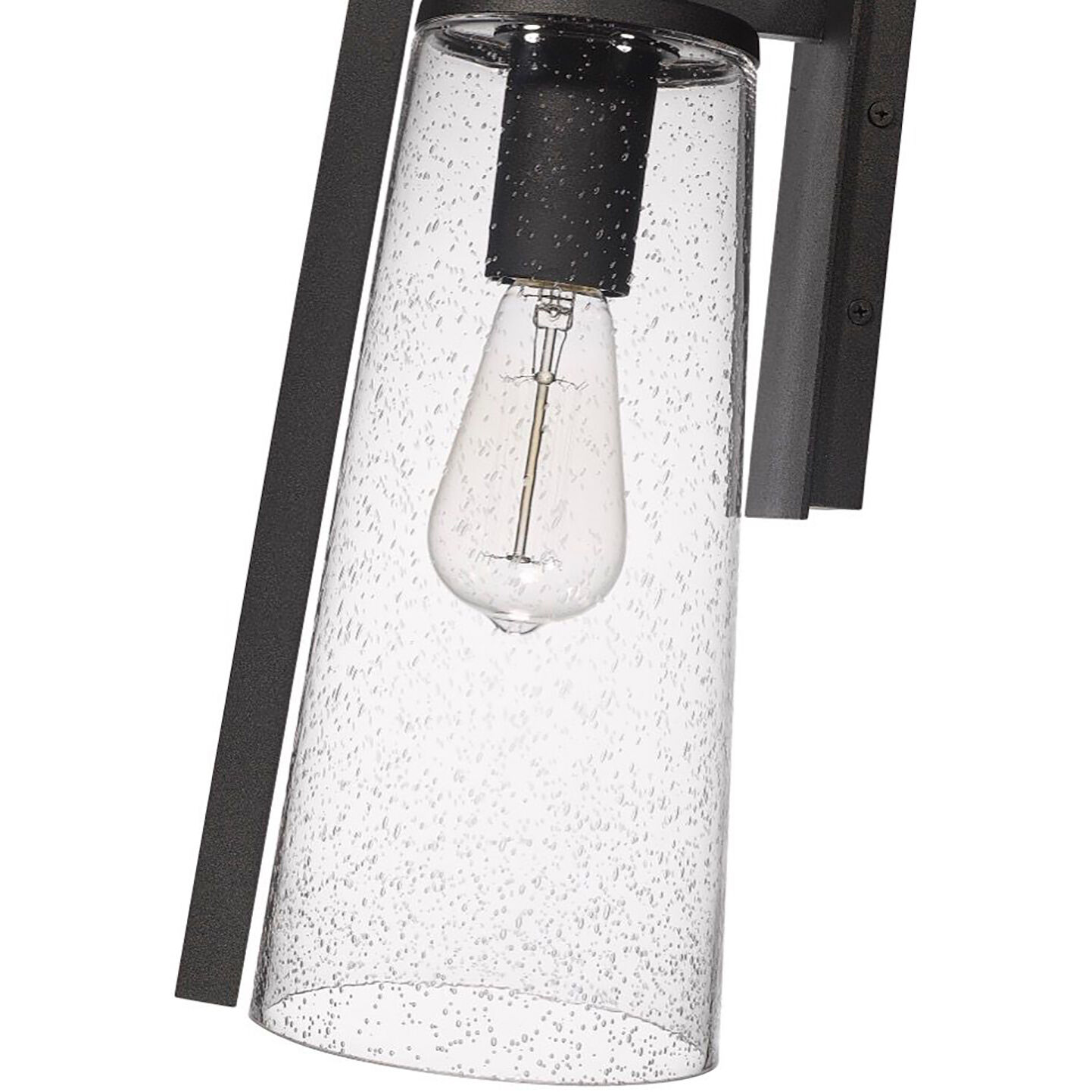 Portofino LED 14 inch Black Outdoor Wall Light