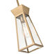 Lucian LED 5 inch Brushed Brass Pendant Ceiling Light