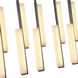 Lumina LED 45 inch Forged Bronze Linear Pendant Ceiling Light