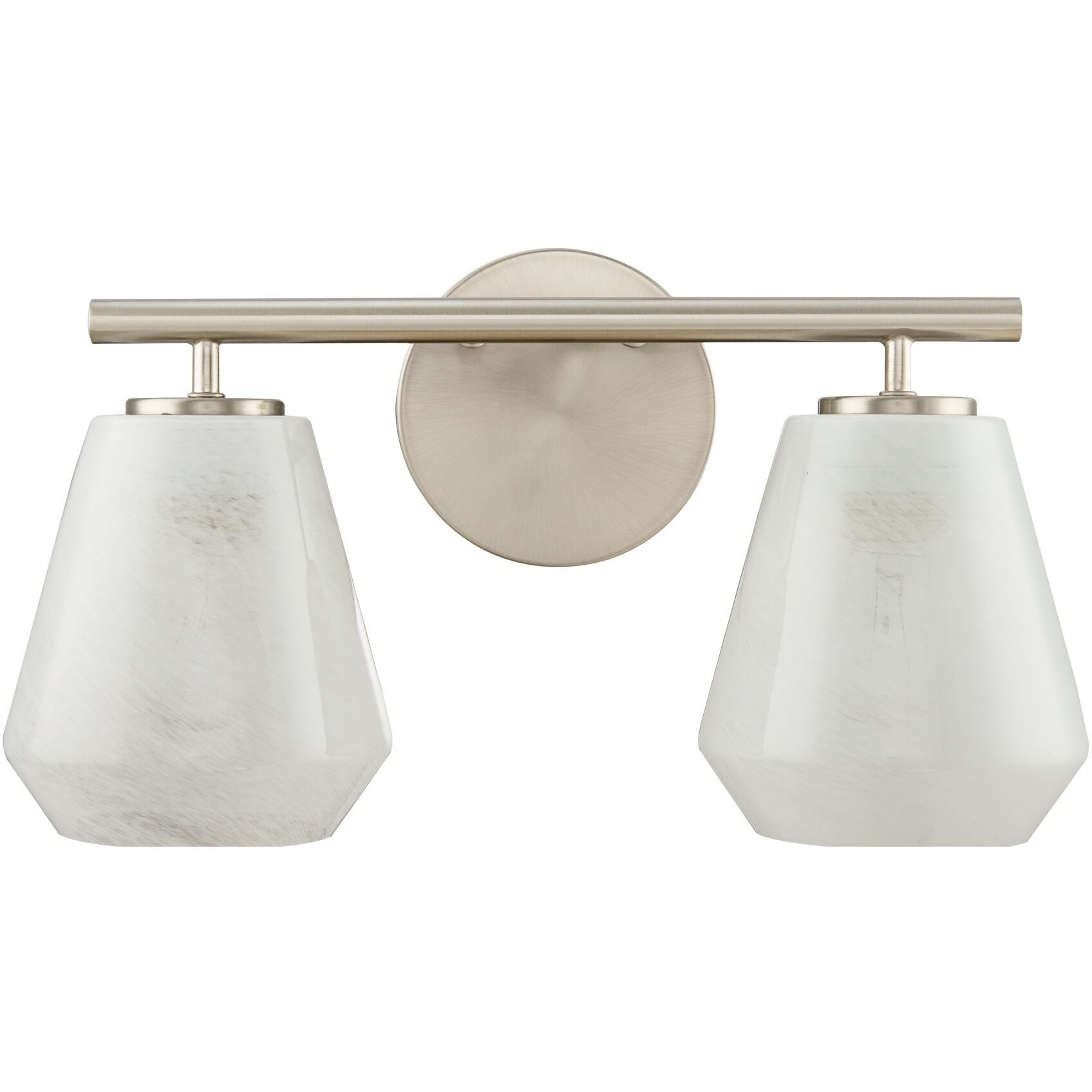 Brooke 2 Light 14.75 inch Brushed Nickel Bathroom Vanity Wall Light