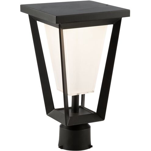 Waterbury LED 11 inch Black Outdoor Lantern and Post, Coach Light