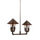 Revival 4 Light 12 inch Authentic Rust Up Chandelier Ceiling Light