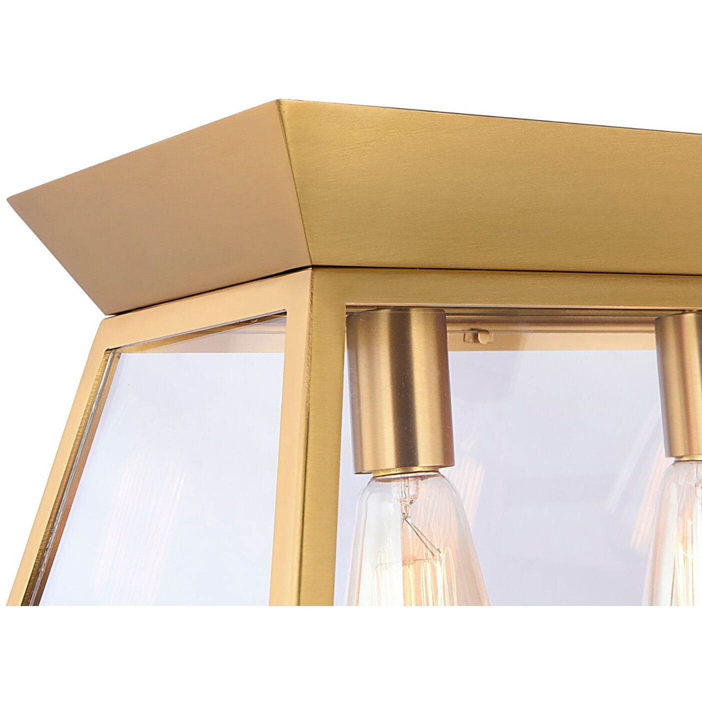 Lucian Island Light Ceiling Light in Brushed Brass
