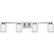 Saville LED 33 inch Brushed Nickel Bathroom Vanity Wall Light